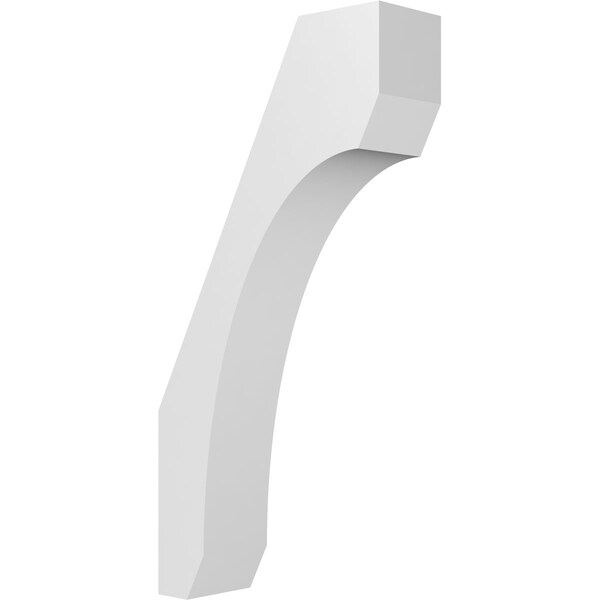 Ekena Millwork 4-in. W x 12-in. D x 24-in. H Legacy Architectural Grade PVC Knee Brace BRCP04X12X24LEC - main